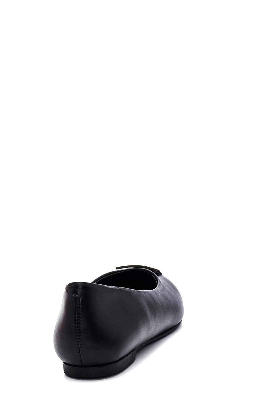 Women's Black Buckle Classic Ballet Ballet