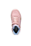 Geox Girl Pink Skylin Banded Patterned Ankle Sneaker | Derimod