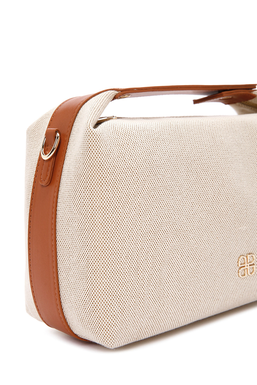 Women's Beige Long Strap Crossbody Bag