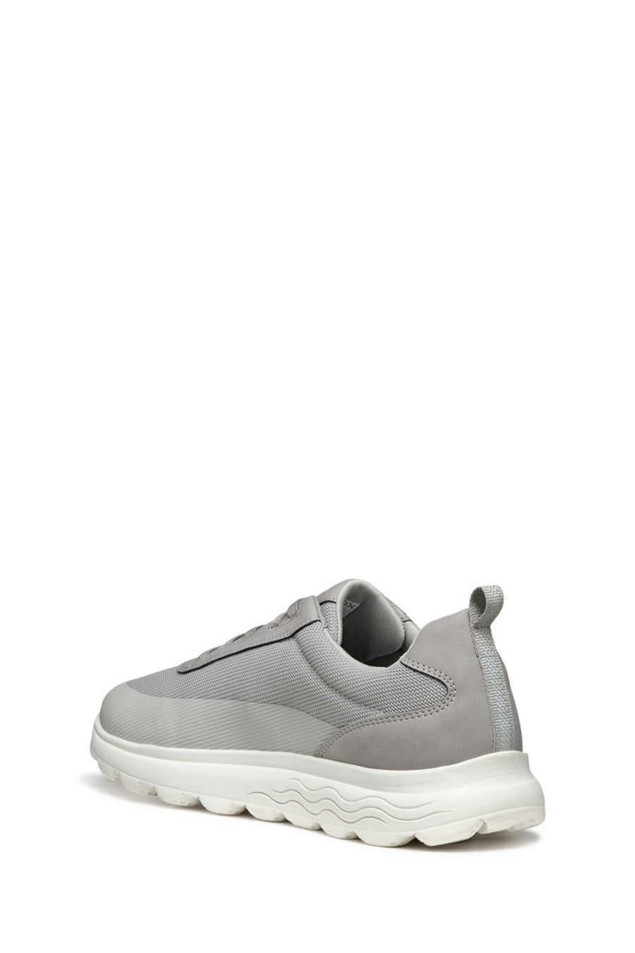Geox Men's Gray U Spherica A - Mesh + Nbk Synth Laced Fabric Sneaker