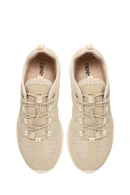 Woman Beige Thick-Soled Sneakers | Derimod