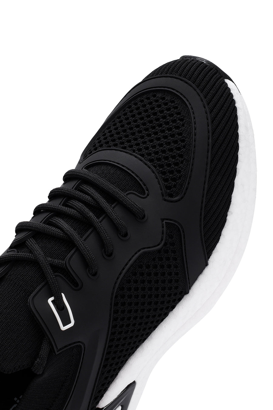 Derimod Zero Men's Black Lace-Up Thick Soled Fabric Sneaker