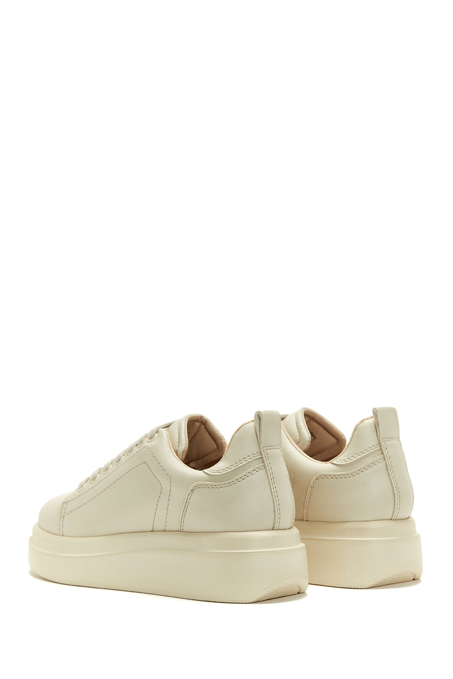 Women's Beige Thick Soled Sneaker
