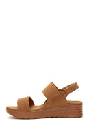 Women's Camel Thick Sole Sandals | Derimod