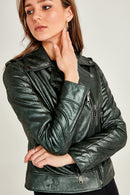 Sasha Women's Leather Jacket | Derimod