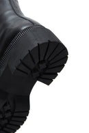 Women's Leather Zippered Boots | Derimod