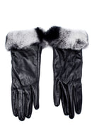 Women's Leather Fur Gloves | Derimod
