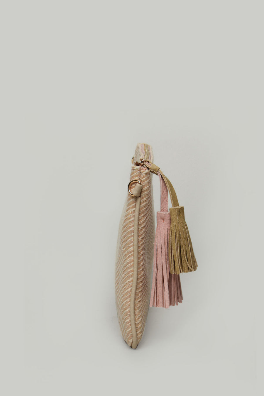 Beige Fabric Women's Portfolio