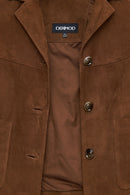 Jill Women's Brown Short Leather Jacket | Derimod