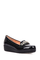 Women's Wedge Heeled Shoes with Chain Detail | Derimod