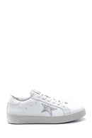 Women's Leather Star Detailed Sneaker | Derimod
