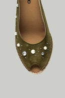 Women's Suede Leather Sandals | Derimod