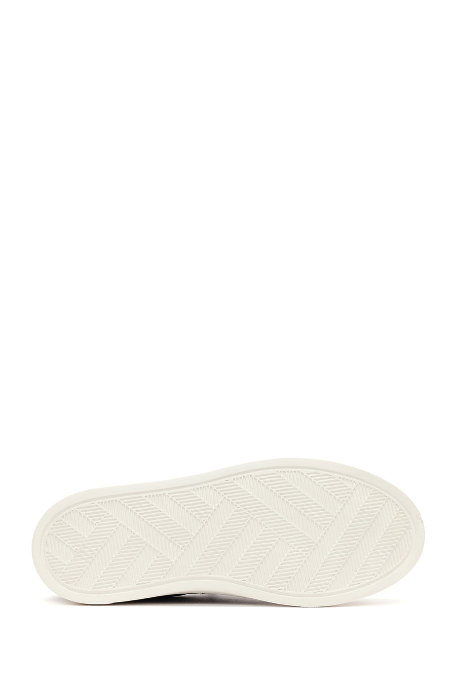 Erkek Siyah Bağcıklı Desenli Deri Sneaker