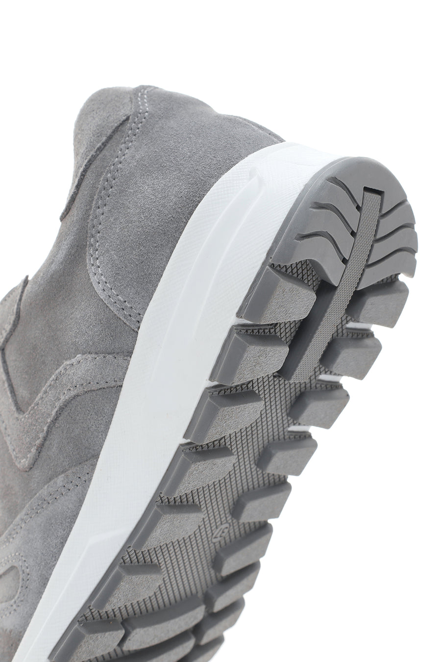 Women's Anthracite Lace-Up Suede Leather Sneakers