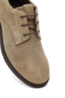 Women's Mink Suede Leather Masculine Shoe | Derimod