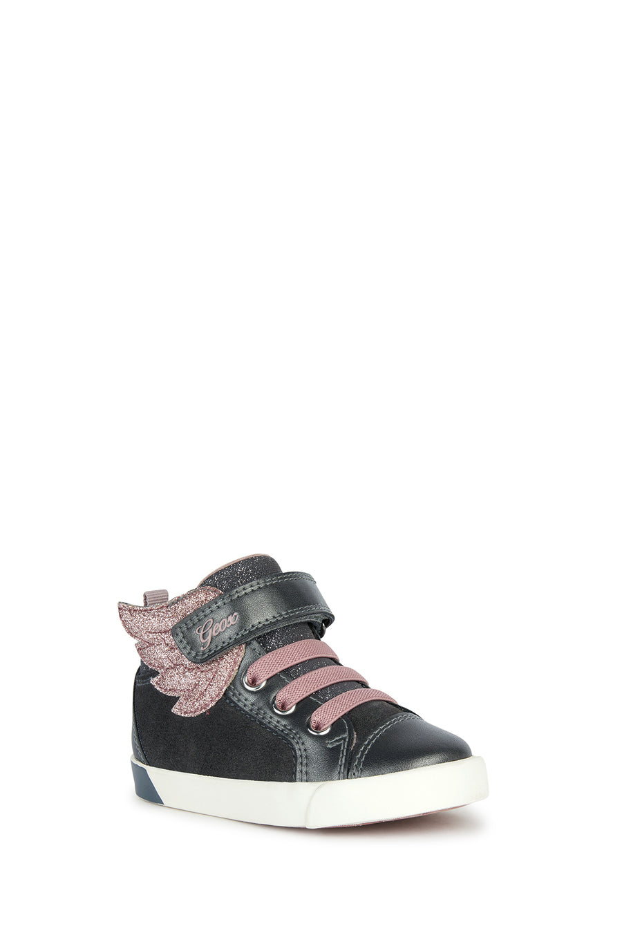 Geox Baby Girl Kilwi GA Grey Strappy Sneaker