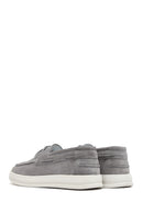 Men's Gray Lace-up Suede Leather Casual Shoes | Derimod