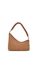 Women's Brown Accessory Straw Shoulder Bag | Derimod