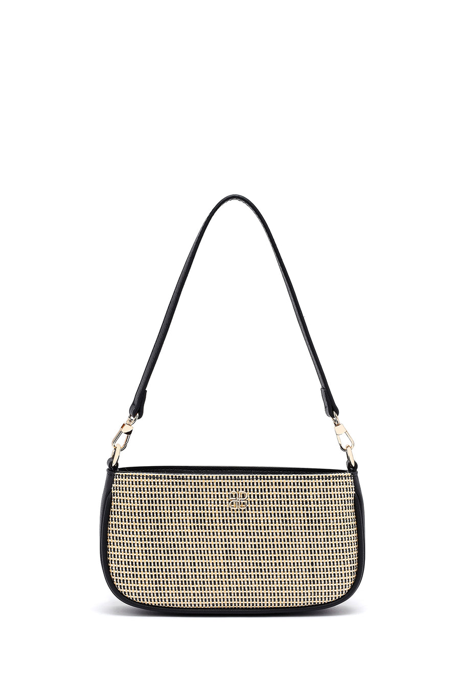 Woman Black Long Strap Shoulder Bag