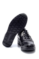 Women's Leather Wedge Heel Sneaker | Derimod
