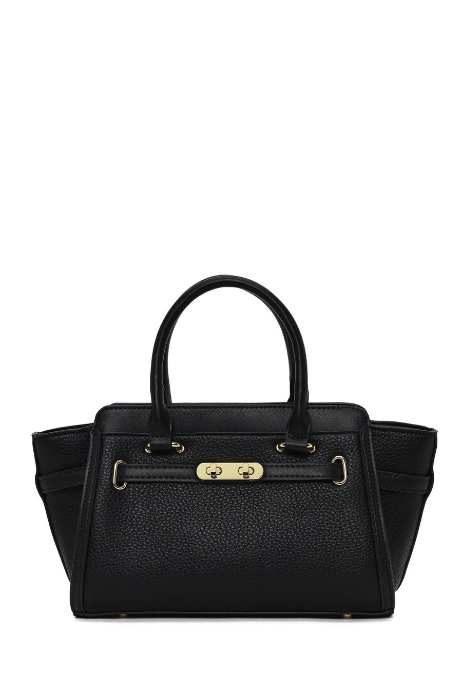 Woman Black Long-Strap Classic Shoulder Bag