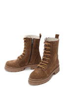 Women's Tan Suede Boots | Derimod