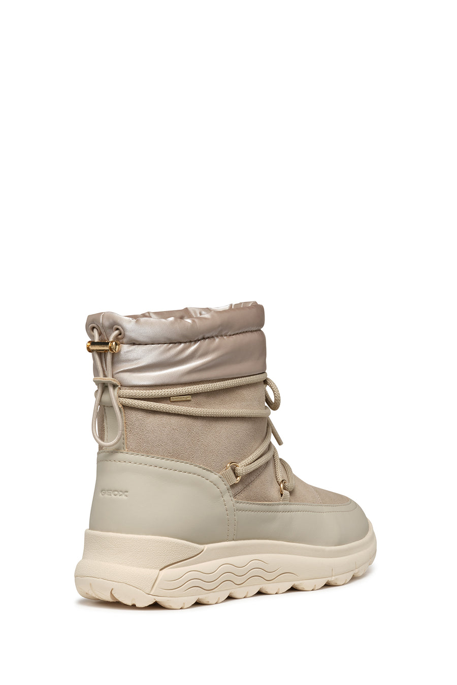 Geox Kadın Vizon Spherica 4x4 Abx Waterproof Deri Outdoor Bot