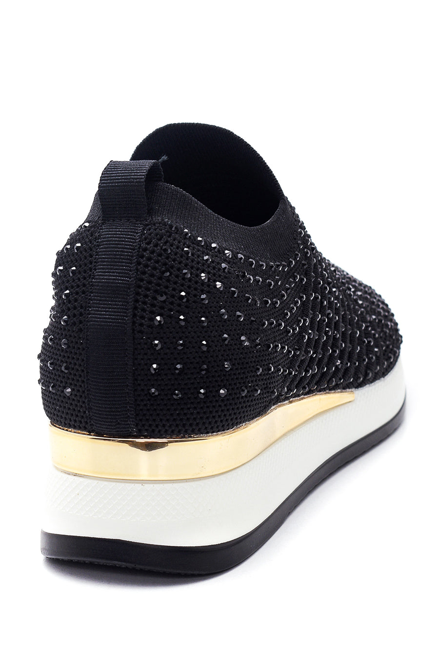 Kadın Siyah Taşlı Sneaker