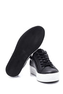 Women's Leather Zipper Detailed Sneaker | Derimod