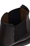 Men's Black Leather Chelsea Boot | Derimod