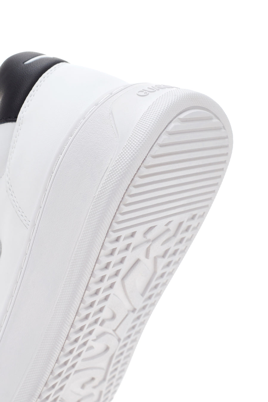 Alberto Guardiani Men's White New Era Thick Soled Leather Sneaker