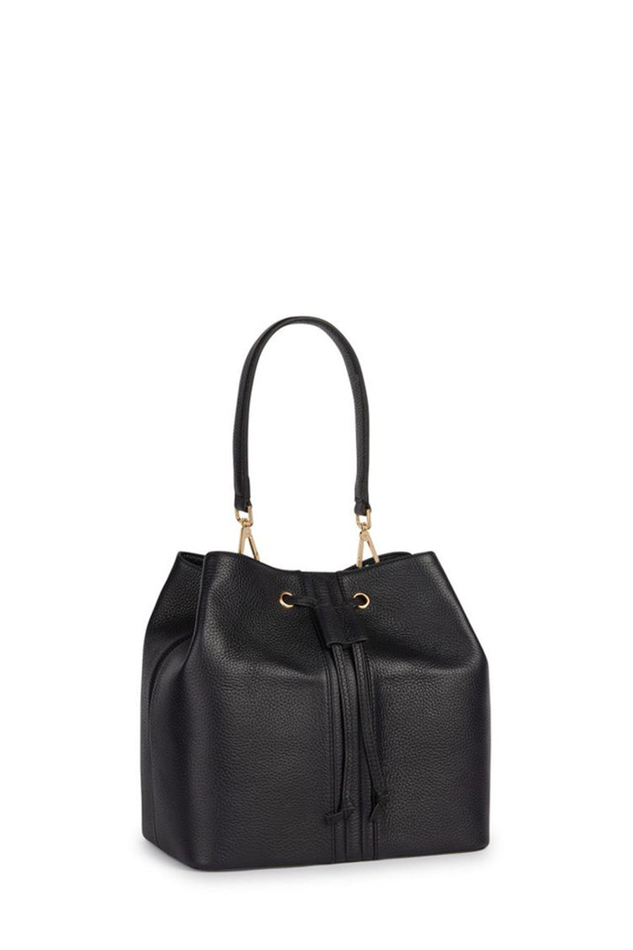 Geox Women's Black Andrenne Long Strap Leather Crossbody Bag