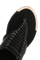 Women's Black Back Strap Flip Flop Sandals | Derimod