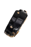 Woman Black Long-Strap Quilted Mini Evening Bag | Derimod
