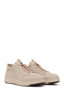 Derimod Fly Male Gray Lace-Up Leather Casual Sneaker | Derimod