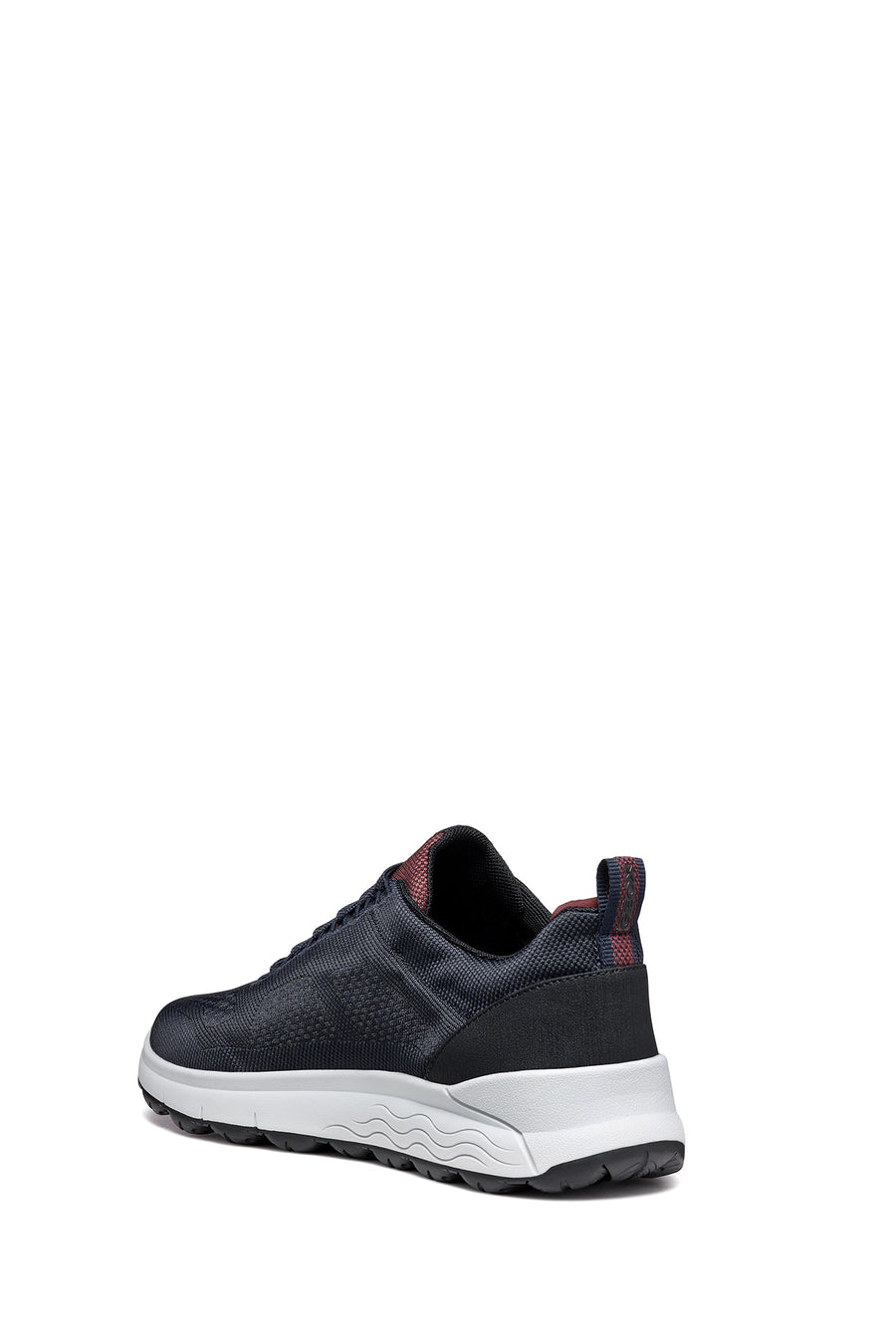 Geox Men's Navy Blue Spherica 4x4 Abx Laced Waterproof Leather Sneaker
