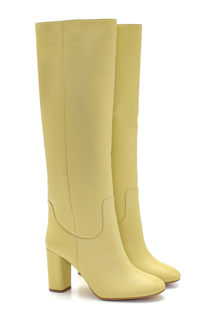 Women's Leather Heeled Boots