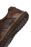 Men's Brown Lace-Up Leather Sneaker | Derimod