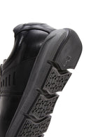 Erkek Siyah Deri Casual Casual Sneaker | Derimod
