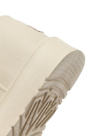 Women's Cream Furry Teddy Boots | Derimod