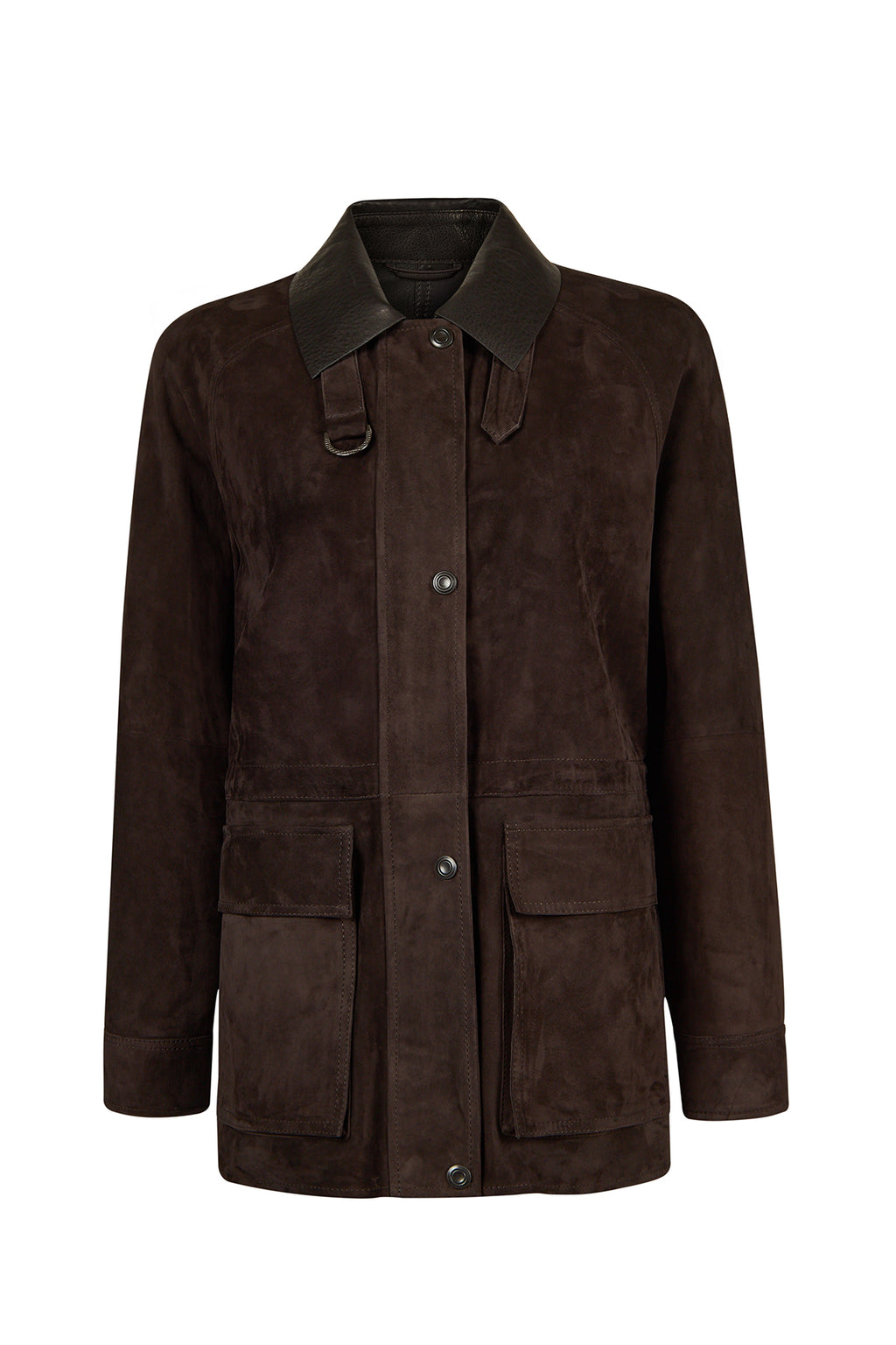 Malibu Kadın Kahverengi Süet Deri Ceket