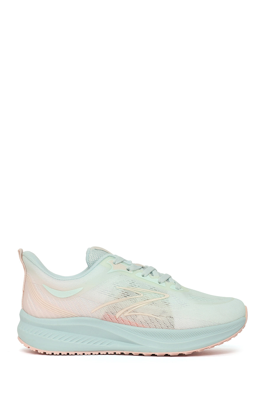 Derimod Zero Kadın Yeşil Bağcıklı Kalın Tabanlı Kumaş Sneaker 26PFE49556F | Derimod