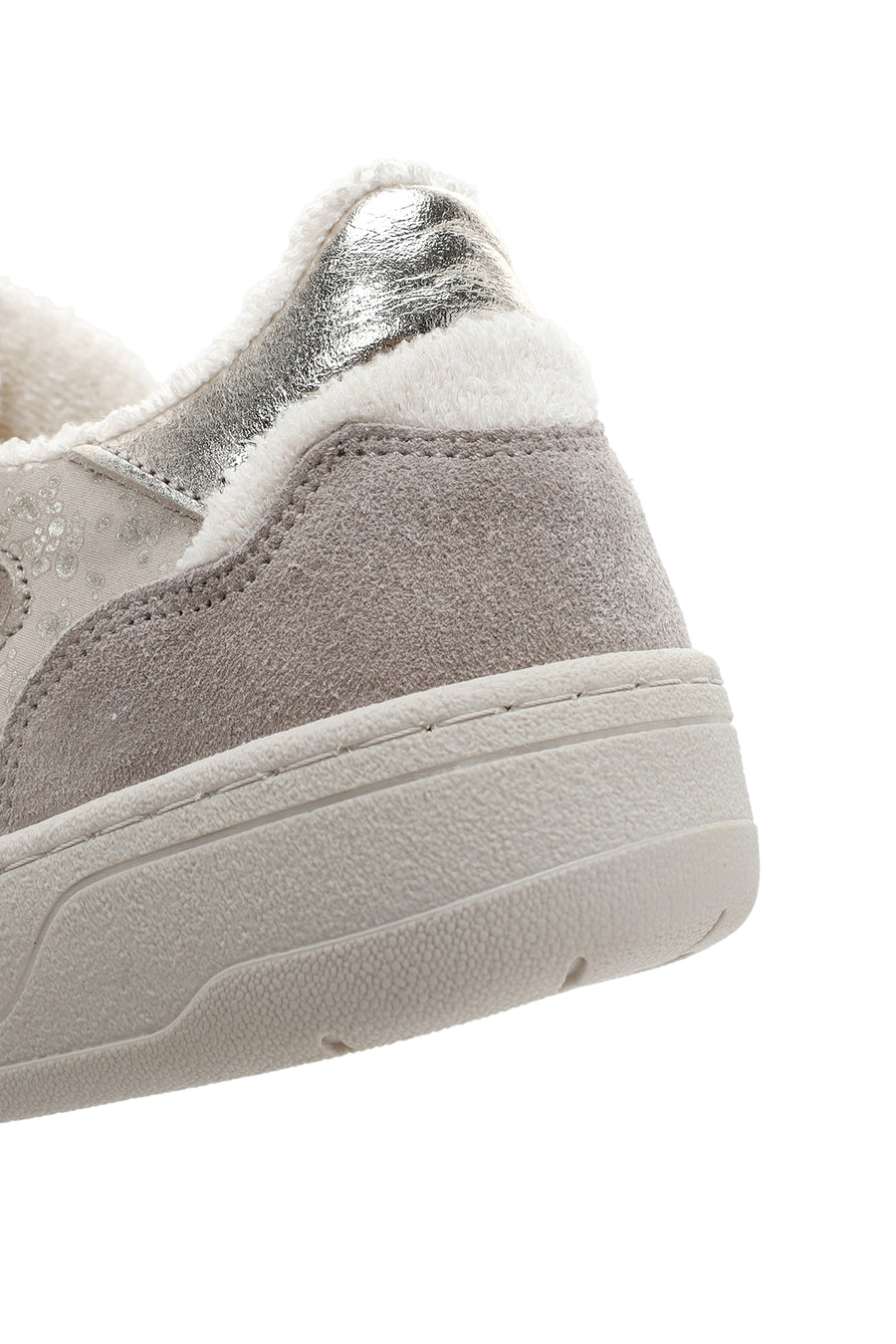 Women's Beige Suede Leather Sneaker