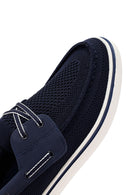 
Derimod Zero Men's Navy Blue Lace-Up Fabric Casual Shoes
 | Derimod