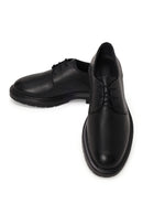 Male Black Lace-Up Leather Casual Shoes | Derimod