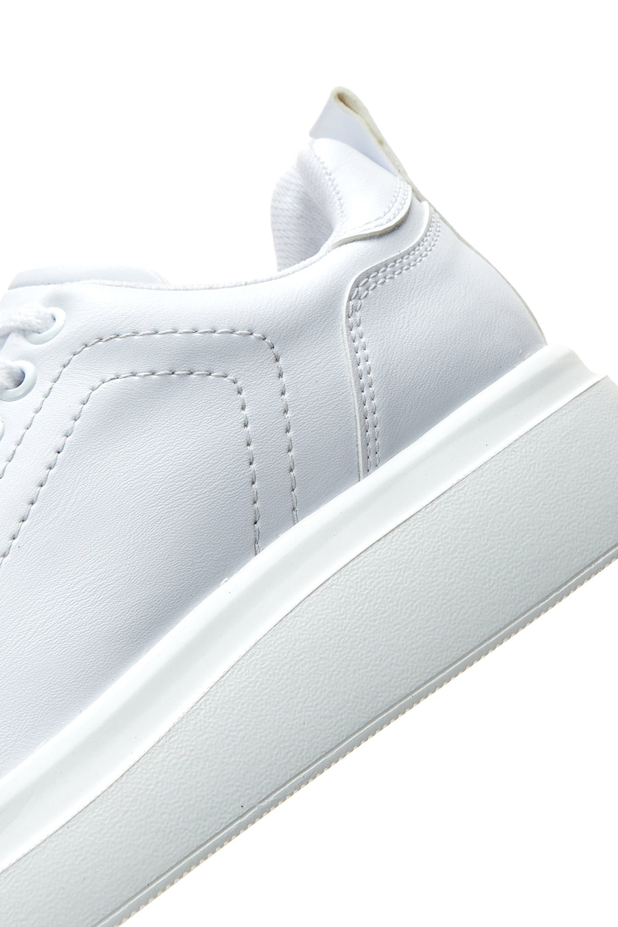 Kadın Beyaz Kalın Tabanlı Sneaker