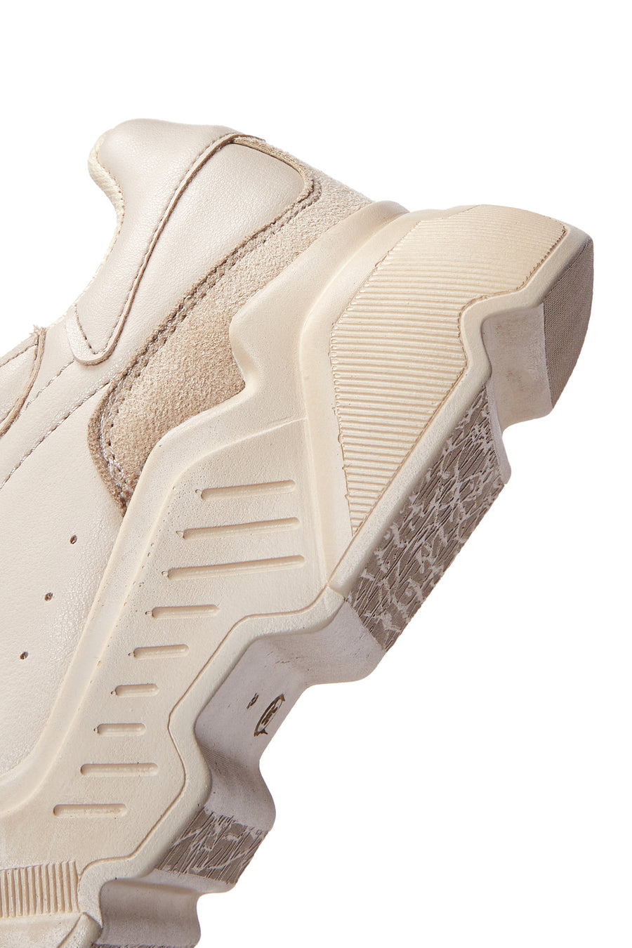 Women's Beige Thick Soled Sneaker