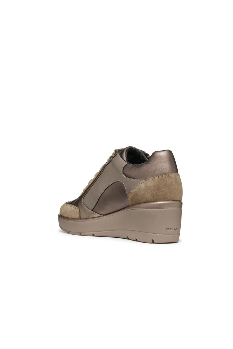 Geox Women's Mink Ilde Thick Soled Lace-Up Sneaker