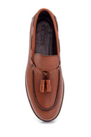 Men's Leather Tassel Detailed Loafer | Derimod