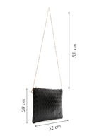 Women's Black Long Chain Strap Clutch Bag | Derimod